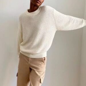 Wilfred Cream Knit Sweater